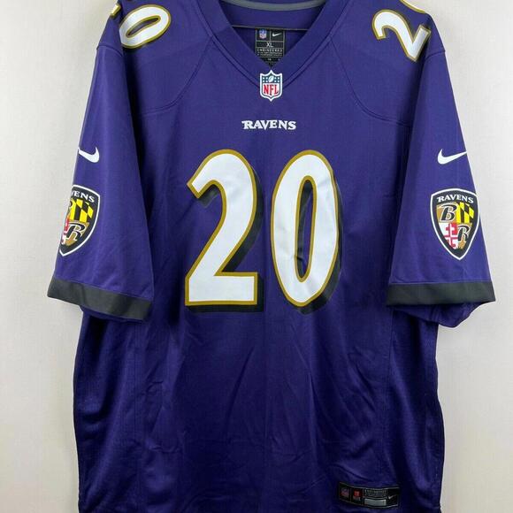 Baltimore Ravens Ed Reed #20 Nike Game Jersey Men’s XL Purple NFL NWT 2024 - Picture 1 of 9